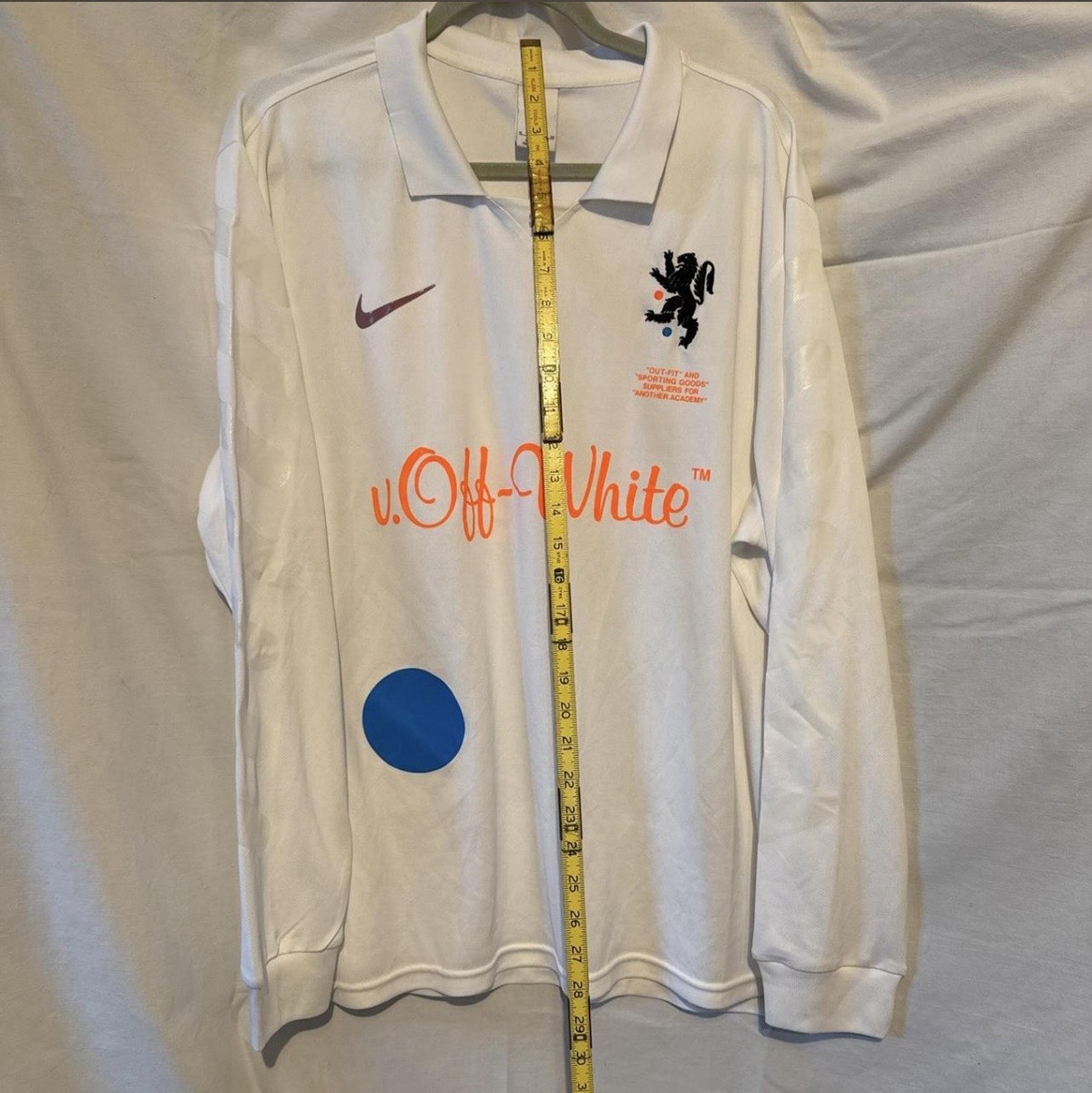 Nike x Off-White Jersey Men's XLarge Virgil Abloh Mercurial White