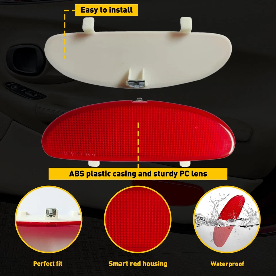 Cubierta reflectora Len de luz de panel para Chevrolet Corvette 1997 99 98 00 01 02 04 03 Foto 2 de 4
