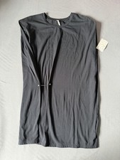 Free People New Womens Bianca Grommet Shift Dress Black Size S Cotton