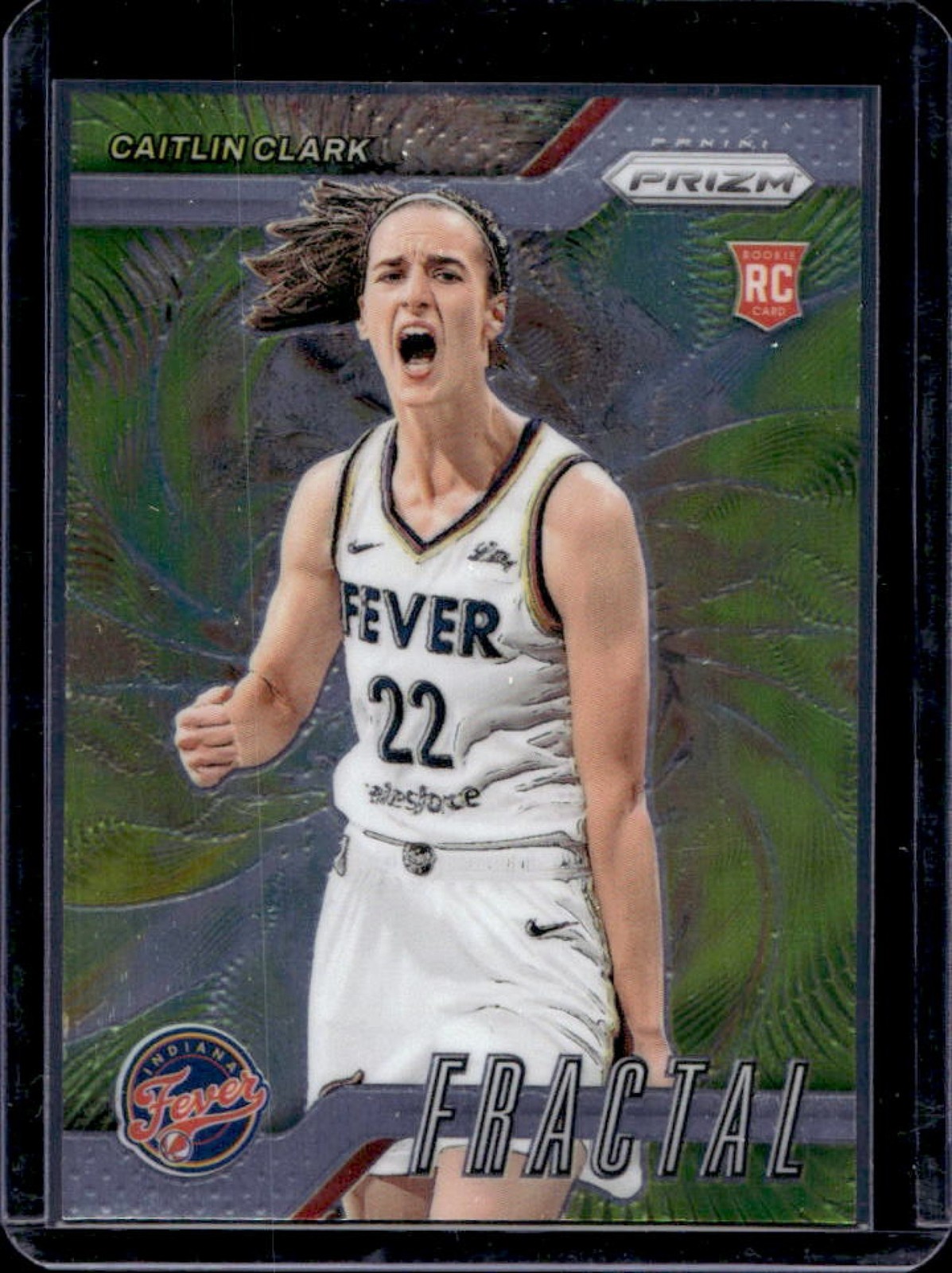 2024 Panini WNBA Prizm Caitlin Clark Fractal RC Rookie #1 Fever