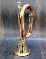 Vintage Style Bugle Brass  Copper Australian Forces Army Commonwealth Horn.