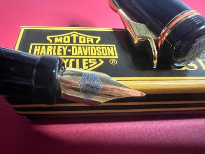 HARLEY DAVIDSON Fountain Pen Special Edition Black Lacquer With Case