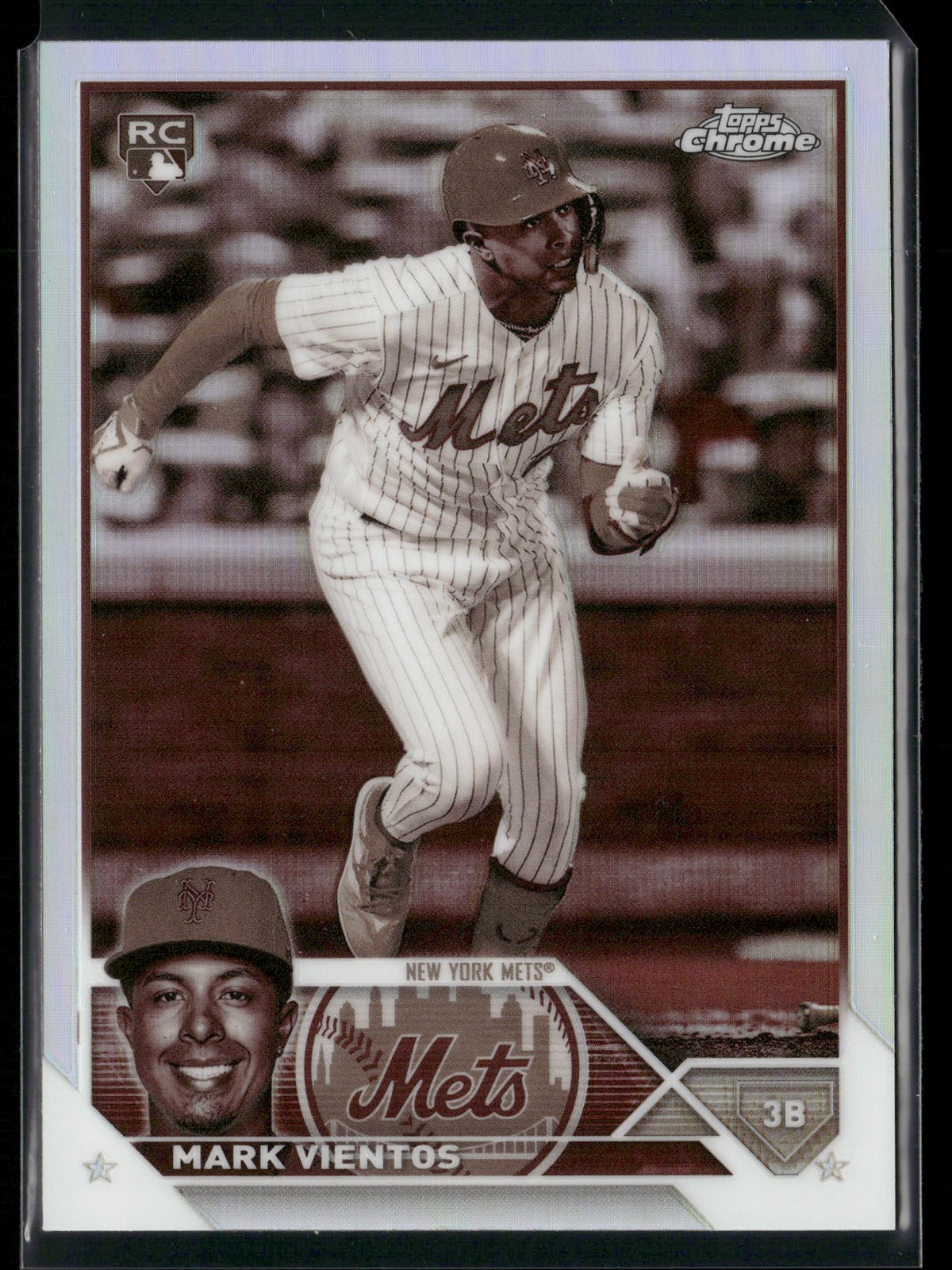 Mark Vientos 2023 Topps Chrome #8 Prism Refractors RC