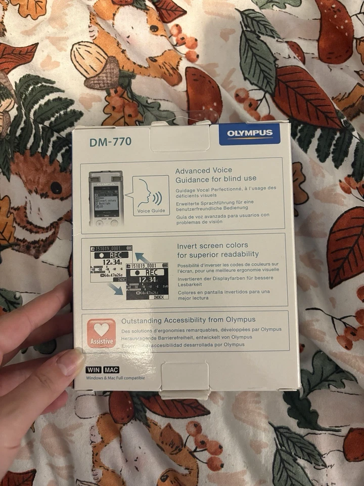 Olympus DM-770 Digital Voice Recorder - Image 2 of 2