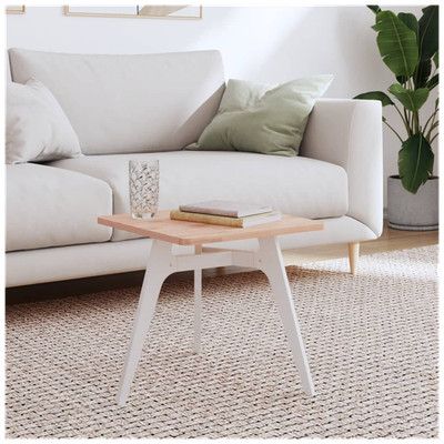 Tischplatte eckig 40x40x1,5cm massiv Buchenholz hellbraun unbehandelt ideal Esszimmer