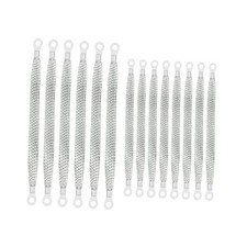 14PCS Car Ground Straps, 10/12 Inch Copper Tinned Braided Vehicle Engine
