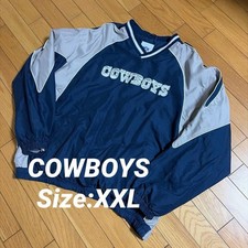 NFL Cowboys Pull Nylon Jacket XXL Starter 31.0 in Vintage Oversize