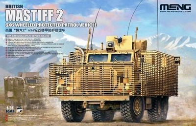British Mastiff 2 6x6 Wheeled Protected Patrol Vehicle Meng Model SS-012 skala 1