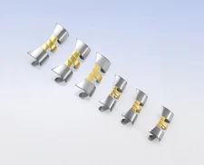 Two-Tone Jubilee WATCH Band Curved End Link Piece 18mm 19mm 20mm 12mm 13mm 14mm