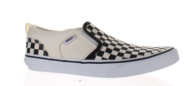 Vans Boys Asher Ivory Skateboarding Shoes Size 7 (7801650)