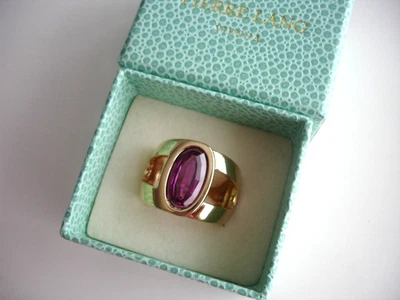 Pierre Lang Ring GO Zirkonia Gr. 7  (VII ) NEUWERTIG OVP - Bild 1 von 2