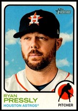 2022 Ryan Pressly Topps Heritage BASEBALL #218 Houston Astros