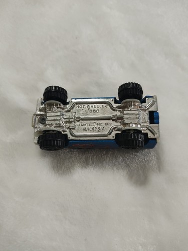 1977 Hot Wheels Baja Breaker Van burnt blue w/ Flames - Picture 8 of 8