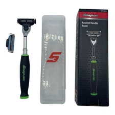 Snap On Tools Razor Soft Grip Green Ratchet Handle Gillette Blade Shaver