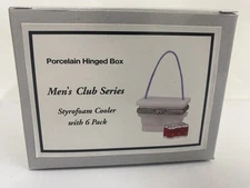 Styrofoam Cooler with Six Pack PHB Hinged Box  Midwest of Cannon Falls
