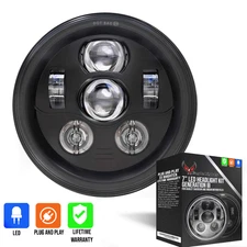 Eagle Lights 7" LED Headlight Kit for Harley-Davidson® and Indian® Motorcycles -