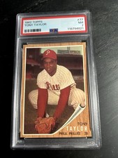 1962 Topps #77 Tony Taylor PSA 7 Philadelphia Phillies