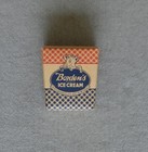 Borden's vintage Elsie checkered half pint ice cream pail cardboard carton — photo 3