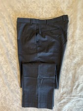 Lauren Ralph Lauren Men's 100 Wool Dress Pants. 40x30. Navy Mini Check.