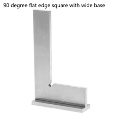 Flat Edge Square Carbon Steel Angle Ruler With Base for Seat Oblique Angle Measu