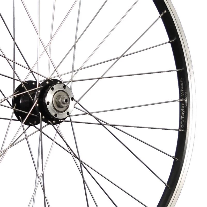 Laufrad 26 Zoll Vorderrad Fahrrad Aluminium Felge Scheibenbremse 6 Loch schwarz - Bild 2 von 4