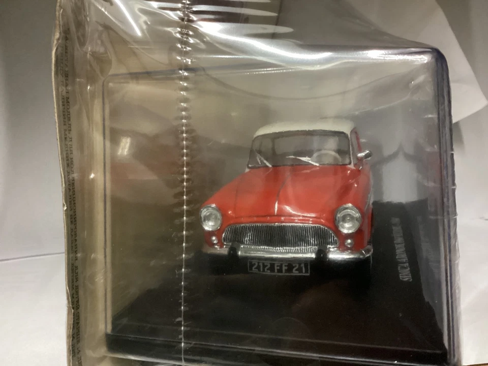 Auto Vintage Simca Aronde P60 Elysee 1960 Metall 1/24 Centauria Editore - Bild 4 von 4