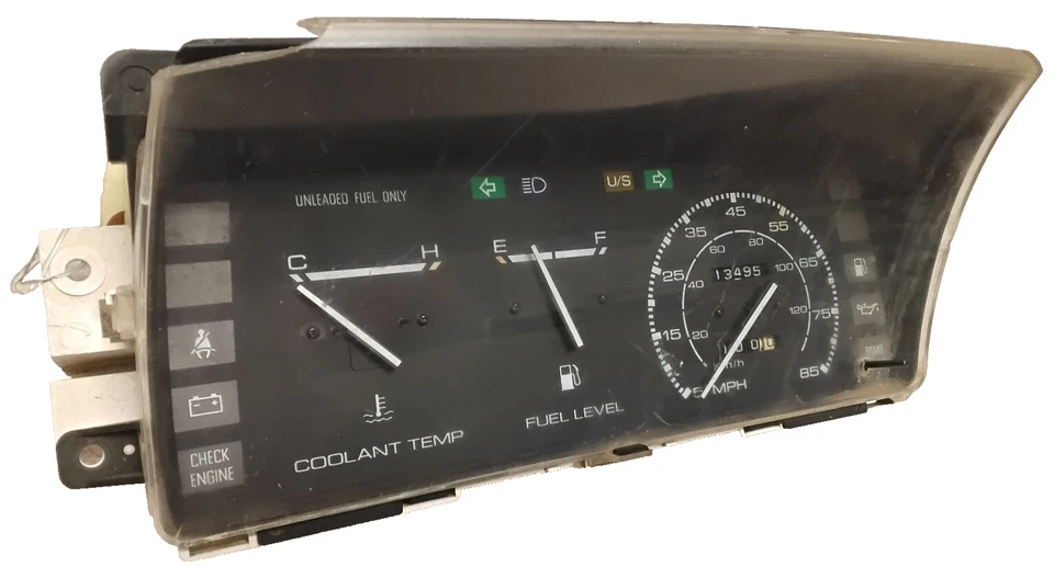 Chevy Spectrum, Isuzu I-Mark: 1985, 1986, 1987, 1988, 1989, velocímetro/cluster Foto 3 de 4
