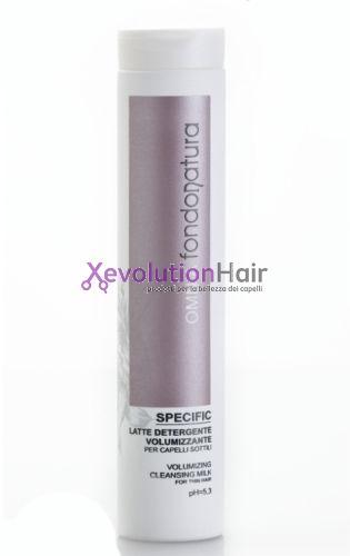 Fondonatura Shampoo Latte Detergente Volumizzante capelli sottili 250ml