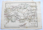 Turkey, Asia Minor, Antique Map J. & C. Walker, Baldwin & Cradock, ca. 1830