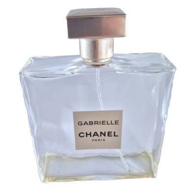 Gabrielle Chanel Paris 100ML Empty Perfume Bottle Made In France Collectible