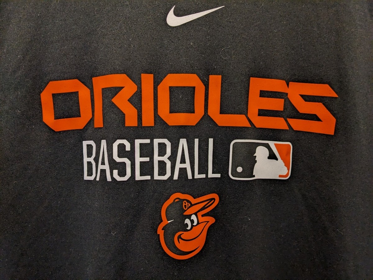 Baltimore Orioles Baseball Nike Dri-fit T-Shirt Black Small
