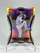 2020 Panini Select Blake Snell #213 Diamond Level Die-Cut Holo Silver Prizm