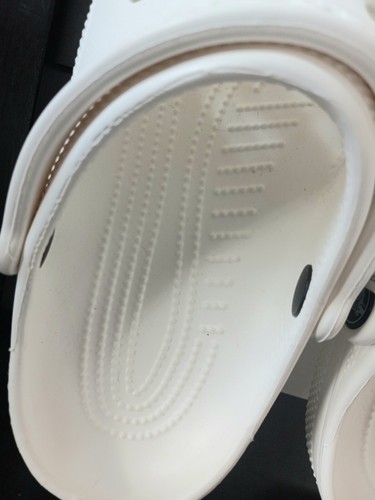 Crocs Unisex Clásico Zueco Sandalia Hombre 4 Mujer 6 Blanco - Imagen 6 de 7