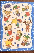 Vintage Sandylion Nickelodeon Rugrats Stickers Viacom International 80’s