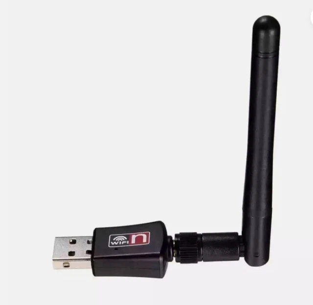 USB WiFi Adapter 150Mbps Wireless Network Card with 2dBi Antenna for PC Laptop - Image 2 of 4