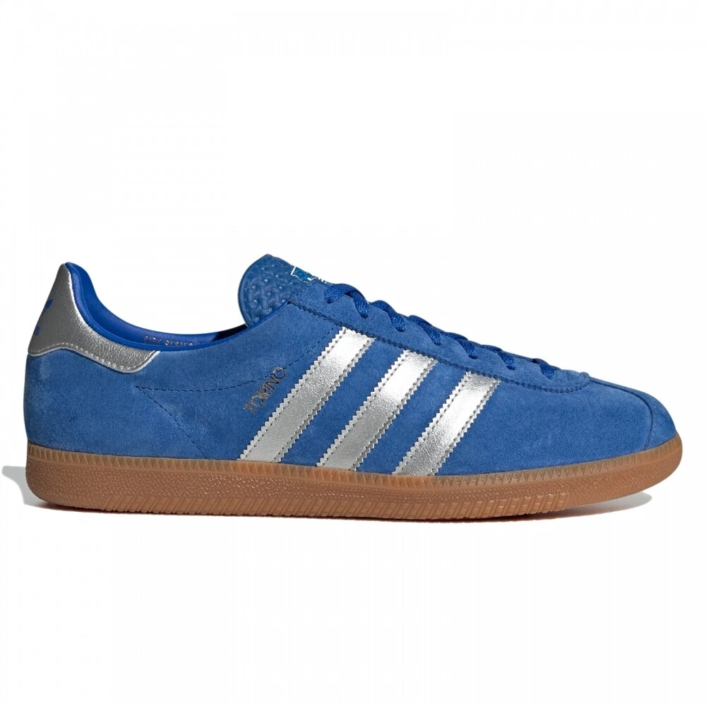 White and sales silver adidas trainers