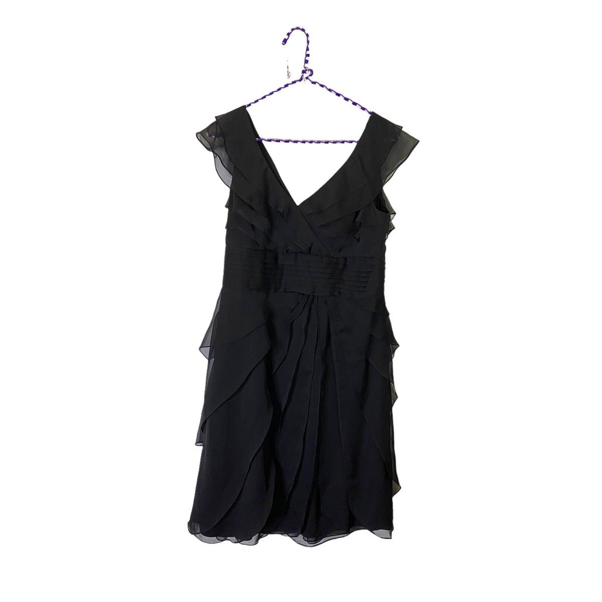 adrianna papell black ruffle dress Women's Lace Up Pink Floral Maxi Dress + Ruffle Straps main image 0