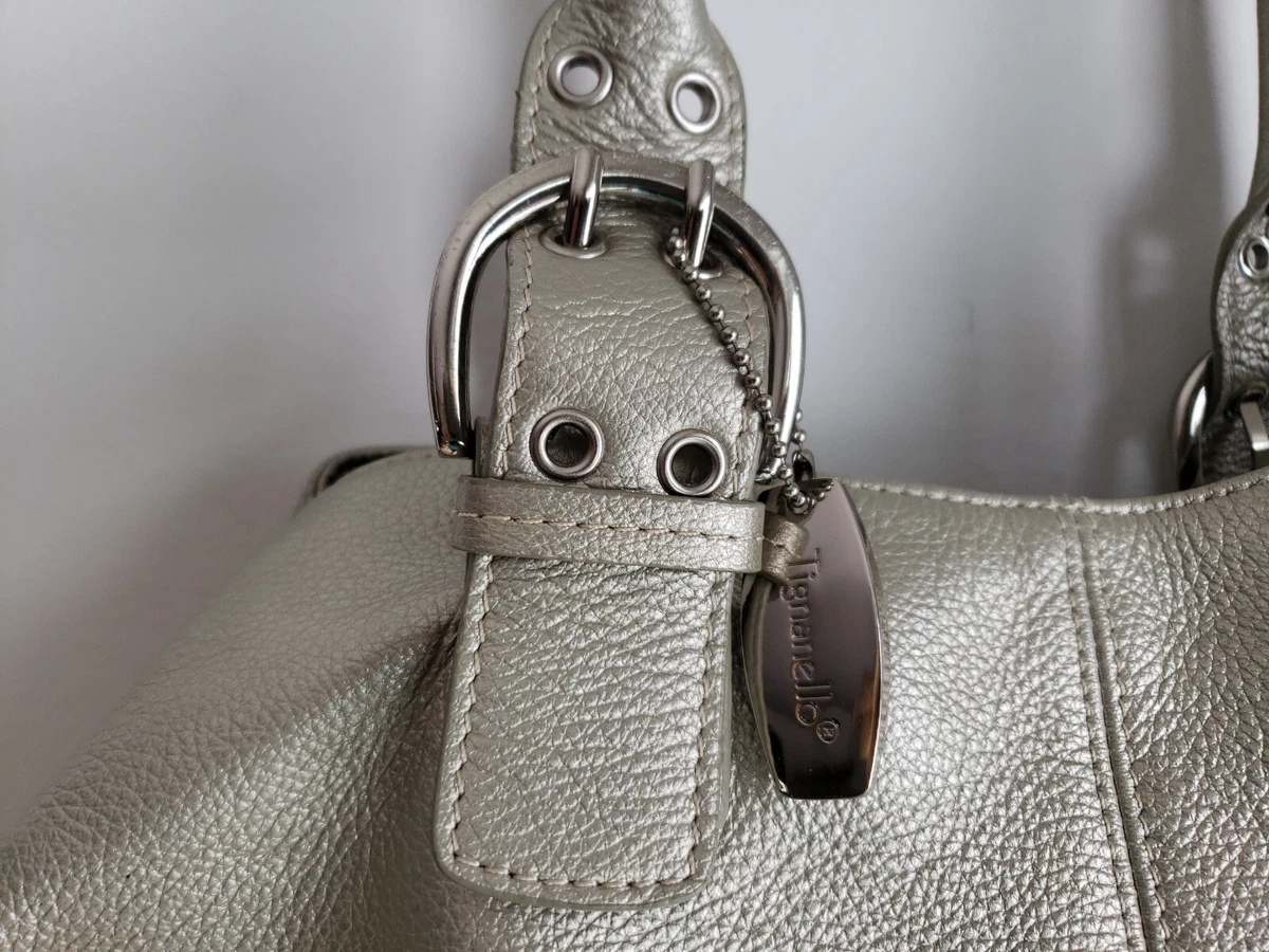 Tignanello silver purse sale