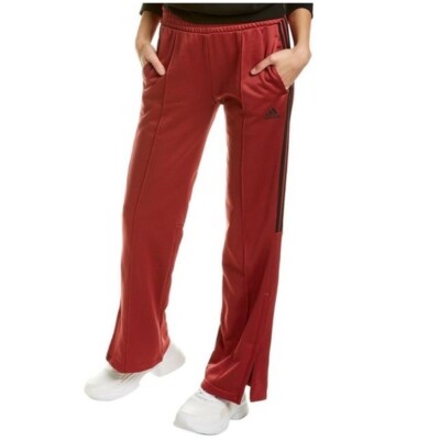 NWT Women ADIDAS NAUTHENTIC WIDE LEG PANTS 2XL Legacy Red Stripe