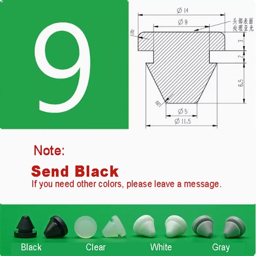 Hole Plug Silicone Blanking Seal Plugs Tube Pipe Inserts Plug Φ1.88mm-Φ51mm - Picture 39 of 62