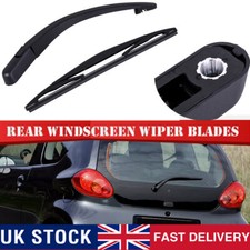 Rear Windscreen Wiper Arm & Blade For Peugeot 107 Citroen C1 Toyota Aygo 2006 +