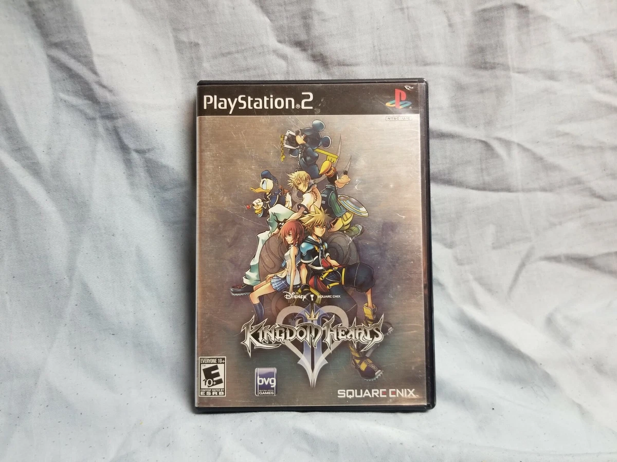 Kingdom Hearts 2 Sony Playstation 2 PS2 Complete Manual Tested