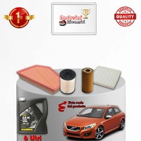 Wartungsset 4 Filter Und ÖL Volvo C30 2.0 D4 130KW 177PS Ab 2010