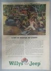 Willys Car Ad: War Time Bit Of Heaven On Luzon ! from  1945 Size: 11 x 15 inches