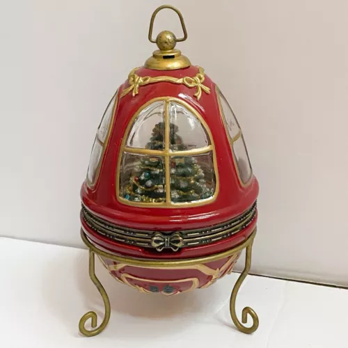 Mr Christmas Animated Musical Holiday Tree Ornament Decoration With Stand WORKS