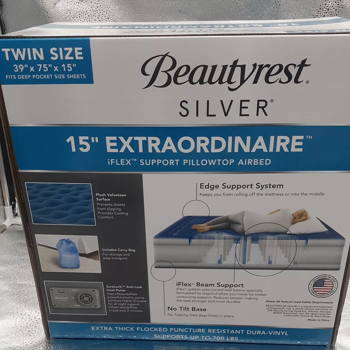 Beautyrest silver 15 extraordinaire twin deals
