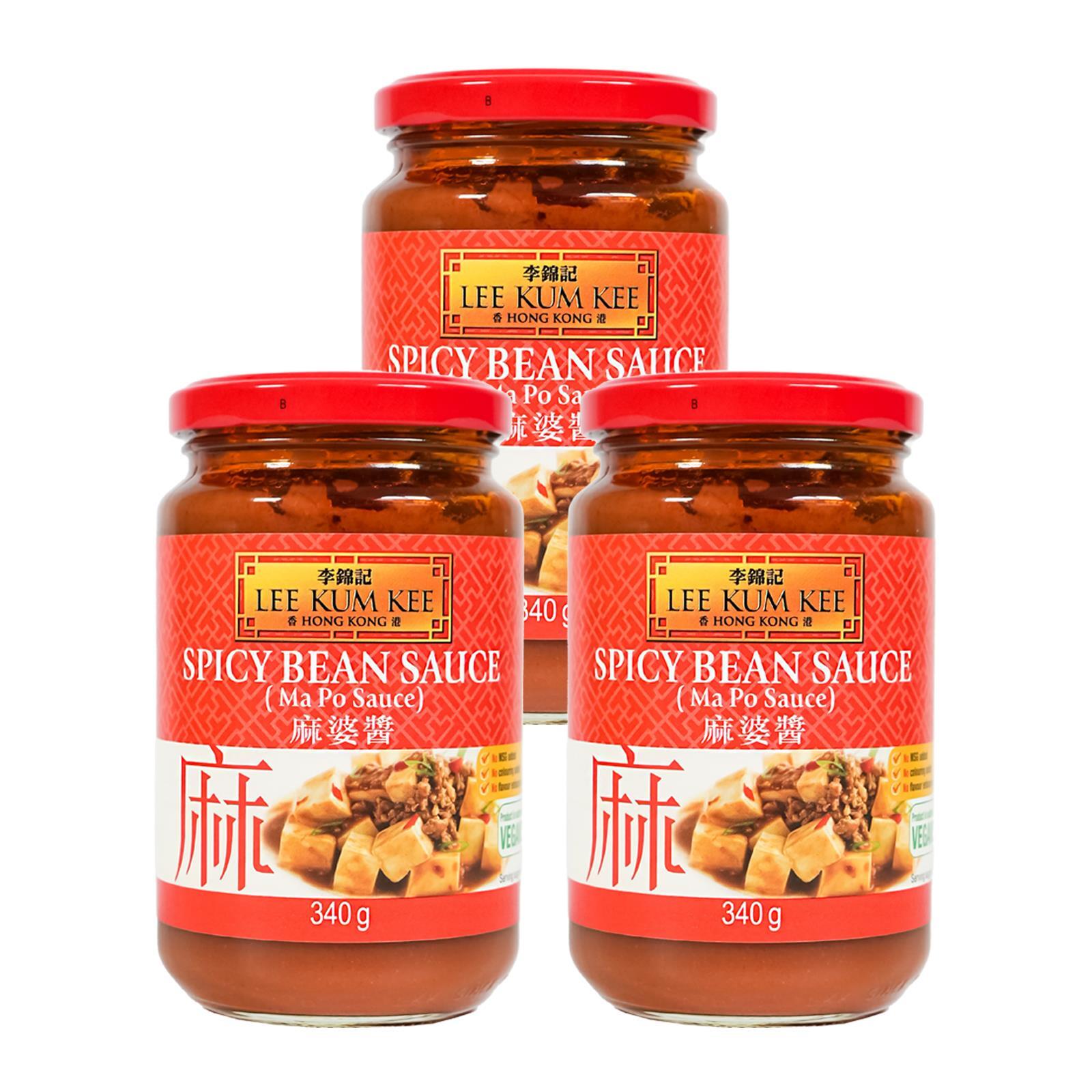 LKK Spicy Bean Sauce Mapo Tofu Sauce Mabo Doufu Mapo Tofu Sosse 3x340g