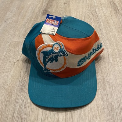 orange miami dolphins hat
