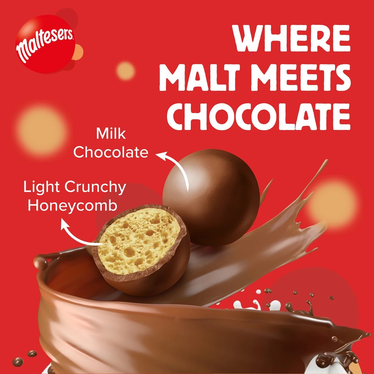 Mars Maltesers Party Bucket 465g Sweets Snack Crunchy