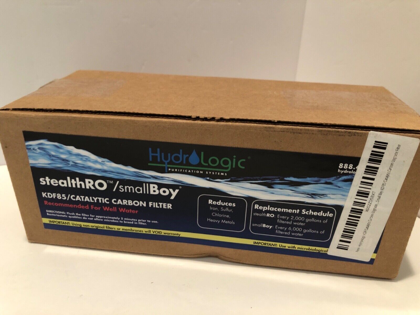 10" Hydrologic KDF/Catalytic Carbon Upgrade Filter HydroLogic Stealth